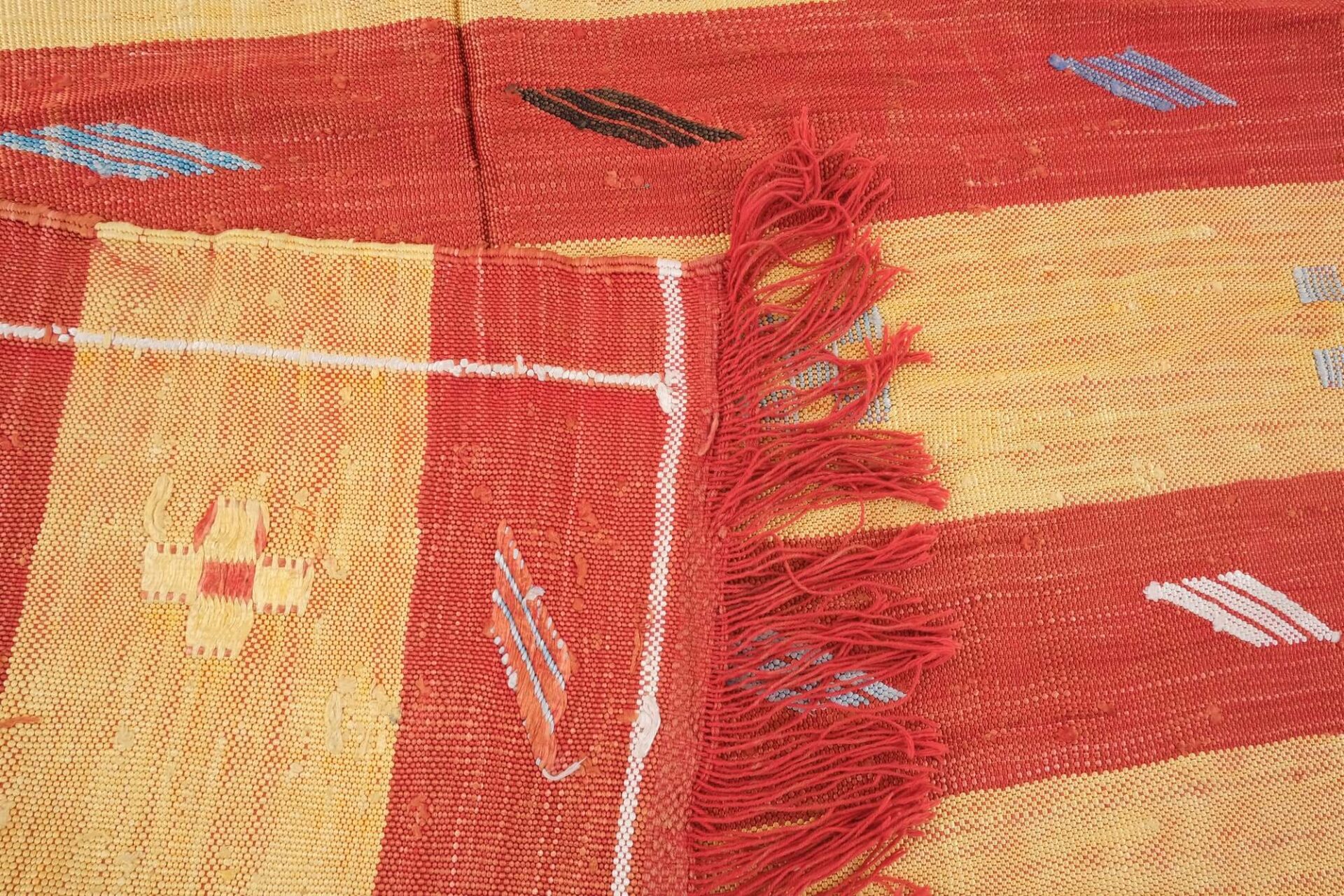 TAPIS SABRA KILIM 4.59 X 3.11 FT | 140 X 95 CM – Image 4